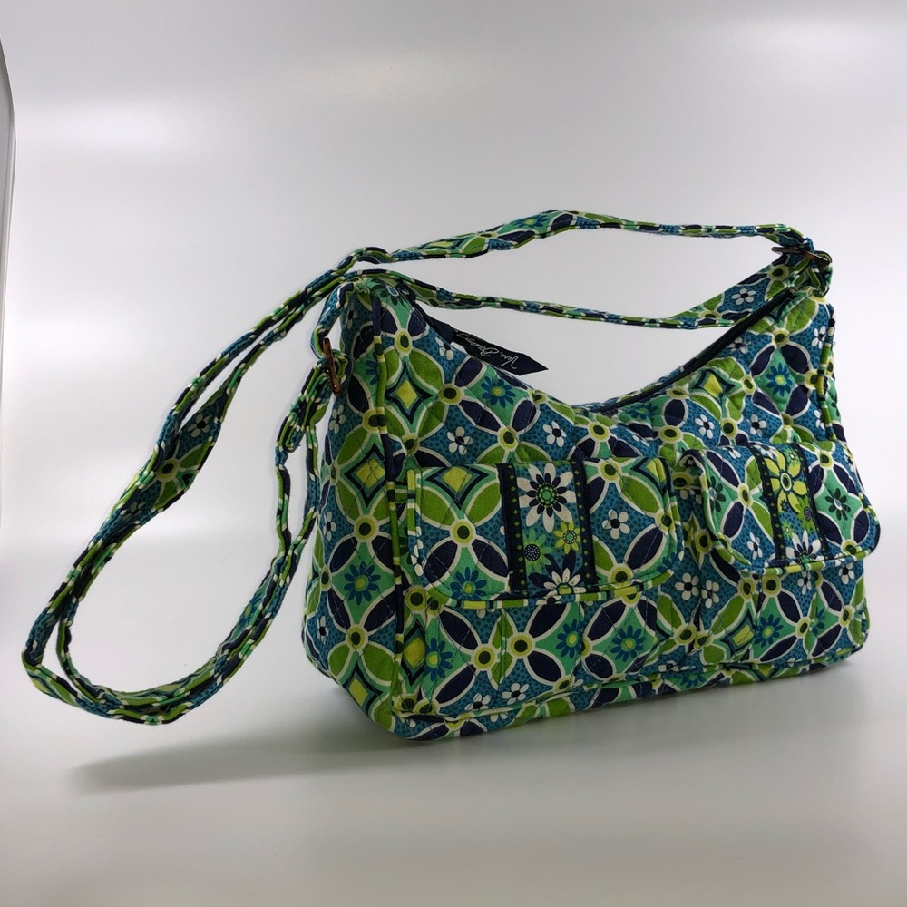Retired Vera Bradley Daisy Daisy Shoulder Hobo Bag